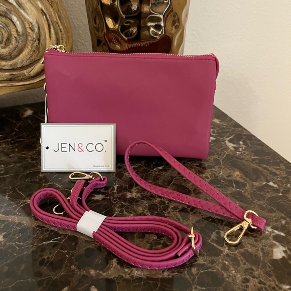 Jen & Co - Riley Wristlet - Latte main image 1